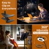 Exsight Desk Lamp Clip Light, 3 Light Modes 10 Dimmable