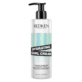 Redken Pflegende Cream für bis zu 72 Stunden definierte und mit Feuchtigkeit versorgte Locken, Hitzeschutz bis 230°, Mit Squalan und Jojoba-Öl, Silikonfrei, Hydrating Curl Cream, 1 x 250 ml