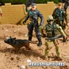 JOYIN 16 PCs Army Men Playset with 12 Realistic Army