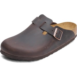 Birkenstock Unisex Boston Clog,Habana Oiled Leather,40 N EU