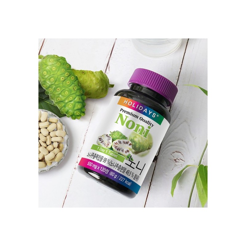 Holidays Noni 120 Tablets 1 Bottle (4-month supply) / 홀리데이즈