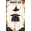 Halloween Goose Outfit Clothes,Hat,Skirt,Broom, Set for 23 Inch Cement Geese