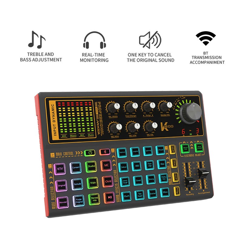 Docooler Sound Mixer Board, Sound Effect Board Set, Streaming Sound