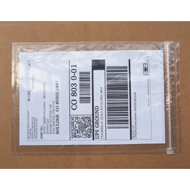 Premium 6.7'' x 10'' Resealable Adhesive Shipping Label/documents Pouches (50 Pack)