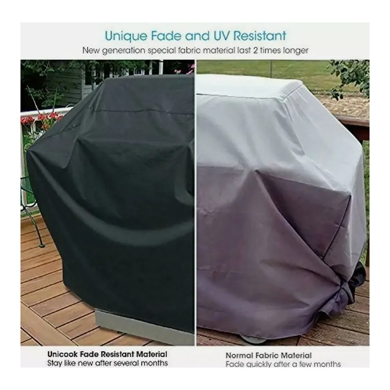 Unicook Grill Cover 55 Inch Outdoor Heavy Duty Waterproof Gas