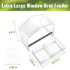 Jarkyfine Jarkyfine Window Bird Feeder - Clear Window Bird Feeders