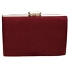 SwankySwans Women's Surrey Clutch Bag, Burgundy