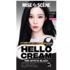 Miseonsen 미쟝센 헬로크림염색약 1B미스틱블랙x3개(1MB로 리뉴얼)확실한톤다운 완벽새치커버 얼룩커버 Missha Hello Hair