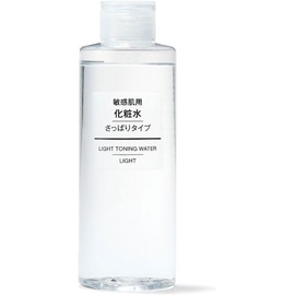 MUJI Sensitive Skin Moisturizing Toning Water/Toner, Light - 200ml