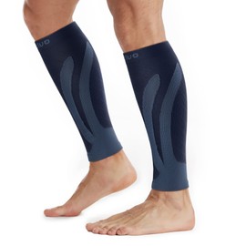 CAMBIVO 2 Pairs of Calf Bandage, Compression Stockings for Women, Men, Support Stockings, Compression Socks, Calf Compression, Calf Leg Warmers for Sports, Football, Running, Swelling, Recovery