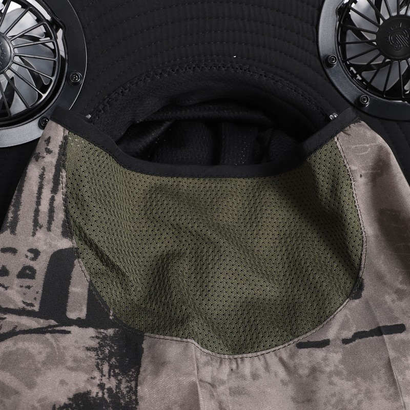 Wide Brim Solar Fan Hat Outdoor Fishing Sunscreen Quick Drying