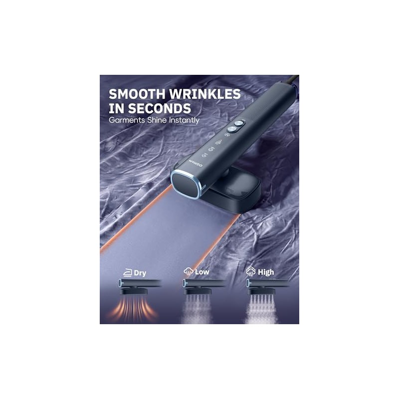 OGHom 2-in-1 Travel Steamer & Iron - Powerful Handheld Wrinkle