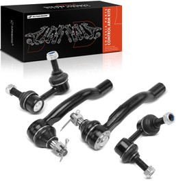A-Premium Set of 4, Front Sway Bar Link, Outer Tie Rod End, Compatible with Nissan Frontier 2005-2019, Pathfinder 2005-2012, Xterra 2005-2015