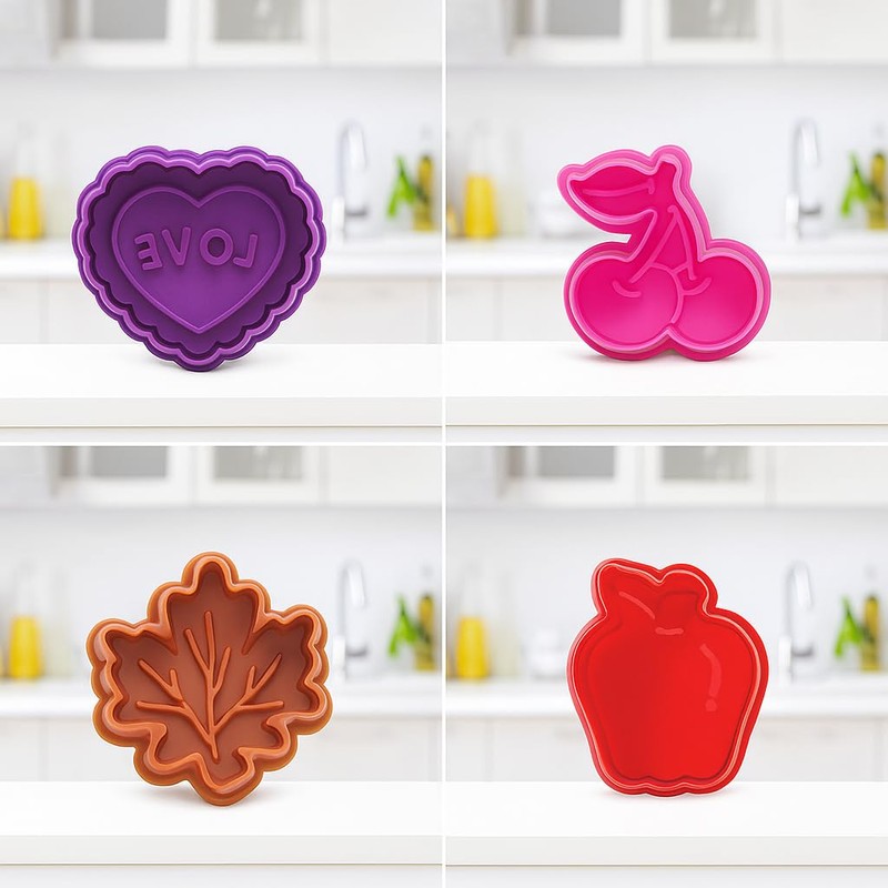 Mrs. Anderson’s Baking Pie Crust Cookie Cutters, BPA Free, Set
