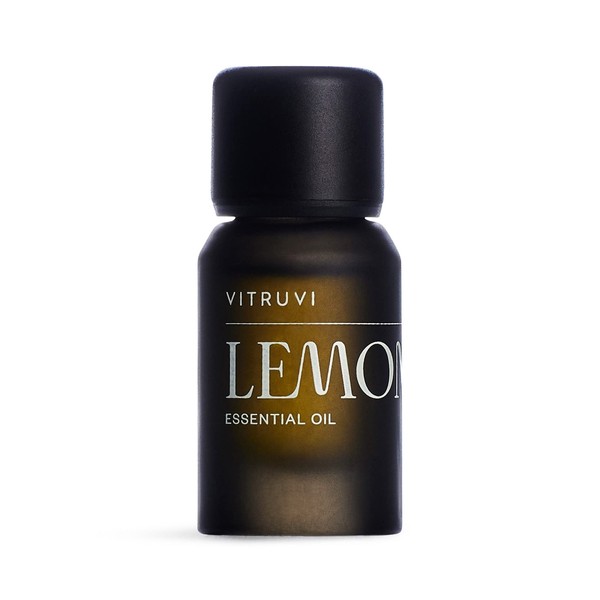 Vitruvi Organic Lemon, 100% Pure Premium Essential Oil (0.3 fl.oz)