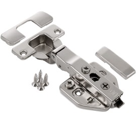 LANZZAS 110 Degree Corner Stop Door Hinge, Pot Hinge Automatic Hinge with Damping and Automatic Closing. Hinges for Furniture and Cabinets