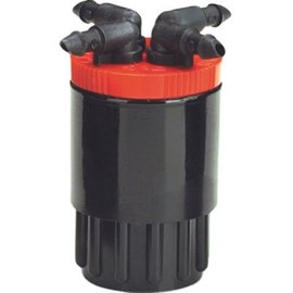 Raindrip QB10UB 10 GPH 4-Outlet Bubbler, Red