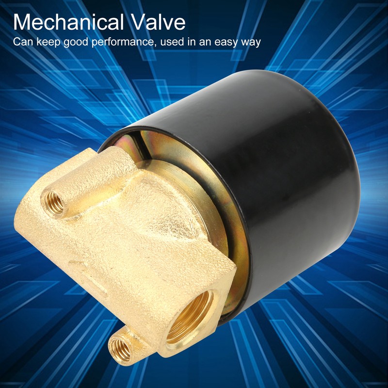 G1/4in Brass Valve Water Pressure Mechanical Normal Closed Direct Acting