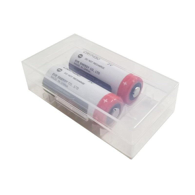 STEPMAX 2 Pack CR17450 Lithium Battery 2400mAh 3V for PLC