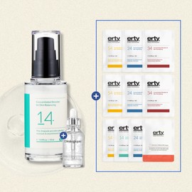 Erti [Refreshing Ampoule] Erti 14 Concentrate Booster Balancing 100ml 14 Concentrate Ampoule 100ml + Sample Set / [산뜻앰플] 에르띠 14 컨센트레이트 부스터 밸런싱 100ml 14 컨센트레이트 앰플 100ml +샘플set