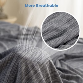 OMERAI Cooling Blanket, Summer Blanket, Double-Sided Cooling Blanket for Sleeping, Self-Cooling Blanket, Bed, Thin Summer Blanket, Soft Cooling Summer Blanket, Lightweight Cooling Blanket for Sofa,