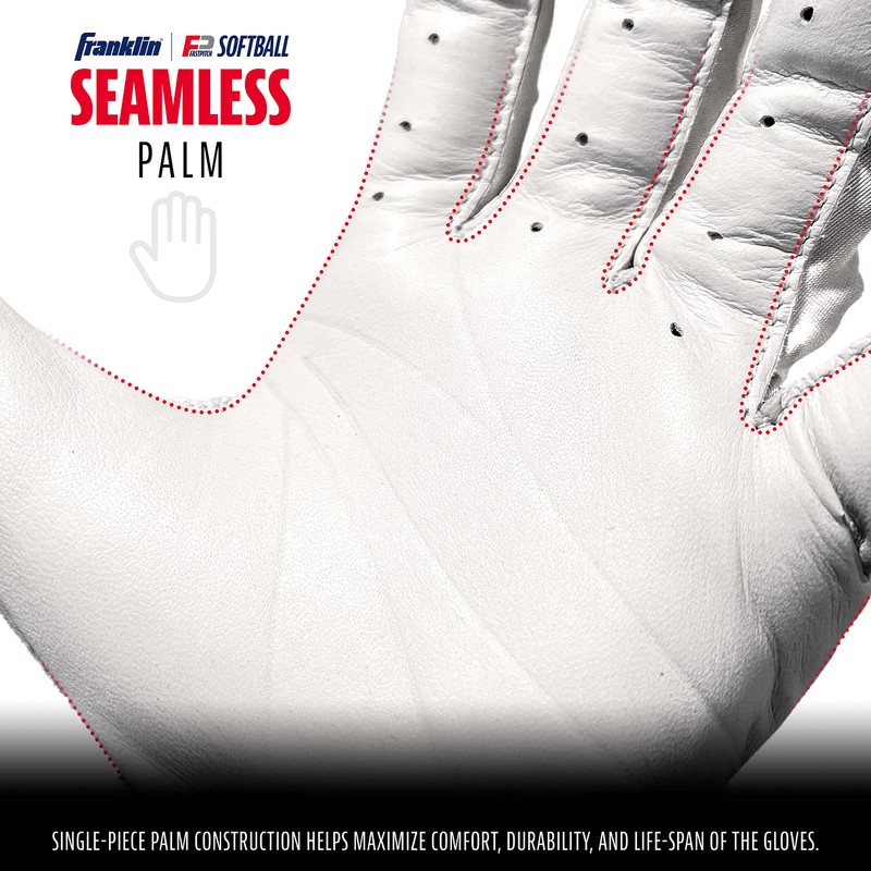 Franklin Sports CFX FP Softball Batting Gloves Pair, Women's X-Large,