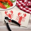 Globetrotting Merchant Swedish Dishcloths 2 Pack (Lobster Print) Eco Friendly,