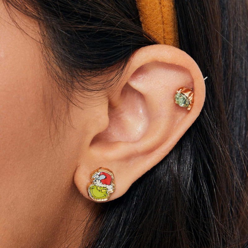 Dr. Seuss NWT - Dr. Seuss' The Grinch Stud Earring