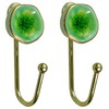 G Decor Rhodes Ceramic Rustic Wall Hooks for Living Room,