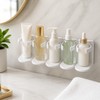 Adhesive Storage Rack for Bathroom Organization – Slim Plastic Wall-Mount