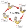 onelinkmore SMA to F Coax Kit RF Coaxial Adapter Kits
