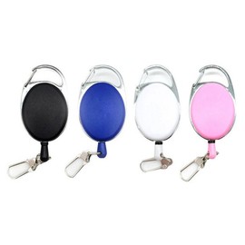 Plain automatic reel key holder keyring keychain car hook key / 무지 자동 릴 키홀더 키링 열쇠고리 자동차고리 키
