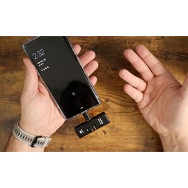 Cellularize USB C Extender Adapter (2 Pack) 40Gbps 240W Cable Extension Type-C Low Profile Male to Female Thunderbolt QC & Data Transfer for USB-C Devices