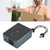 Smart Fingerprint Password Padlock Card APP Key Access Theft Proof