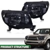 LQI Headlights Assembly Compatible with Toyota Tacoma 2005-2011 Bumper Headlamp