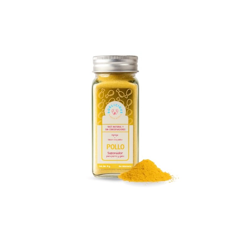 Sazonador para Perros y Gatos 70 g de Pechuga de