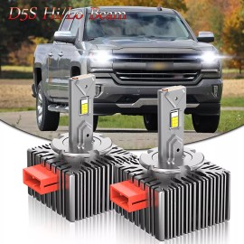 CHUSYYRAY LED Headlight Bulb for Chevy Silverado 1500 2016 2017 2018 High Low Beam 38000LM