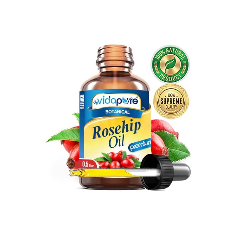 Aceite De Rosa Mosqueta Con Vitaminas A, C Y E