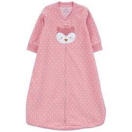 Carter's Unisex Baby Sleep Bag (Pink Owl, 0-3 Months)