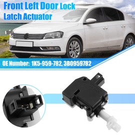 X AUTOHAUX Fuel Lid Door Lock Actuator Motor for Volkswagen Passat 1998-2005 1K5-959-782 3B0959782