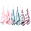 PHOGARY Flannel Face Cloth Pack 6, Reusable Microfibre Face Cloth,