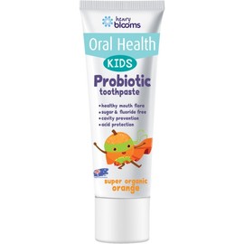 Henry Blooms Kids Probiotic Toothpaste Organic Orange 50g