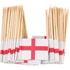 100 x Mini England St George Flag on Cocktail Stick