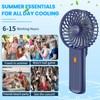 Breezefan Portable Fan - 4-Speed Handheld, Desk & Neck Fan,