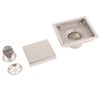 Home Stainless Steel Square Shape Antiodor Bathroom Floor Drain Waste