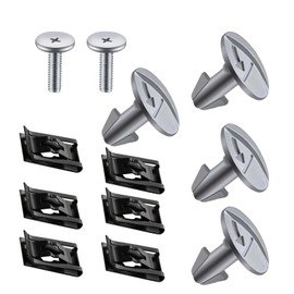 Papakesue 8 Pcs 90674-TY2-A01 Lower Engine Cover Bolt Pin Screws, Radiator Engine Access Cover Pin and Lower Cover Bolt Compatible with H-onda Accord 2014-2019 Civic CRV 2017-2019 Acura 2014