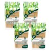 Hisopos de Algodón, 1,600 Piezas Aplicadores de Bambú 4 Pack