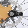 NICEDACK Bicycle Trailer Coupling 304 Stainless Steel Adapter, Adaptor Bicycle
