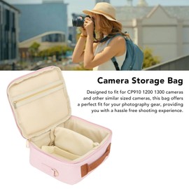 Kameratasche, DSLR-Kamerataschen, Stoßfeste Kameratasche, DIY Gepolsterte Kamera-Umhängetasche für Damen/Herren, Reisen, Digitale DSLR-Fototaschen, Kameratasche für CP910 1200