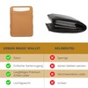 Hunterson Men's Slim Leather Magic Wallet with RFID Protection, Money